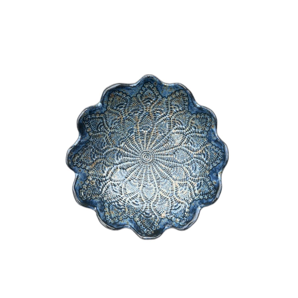 Lace Bowl — North Sea Indigo