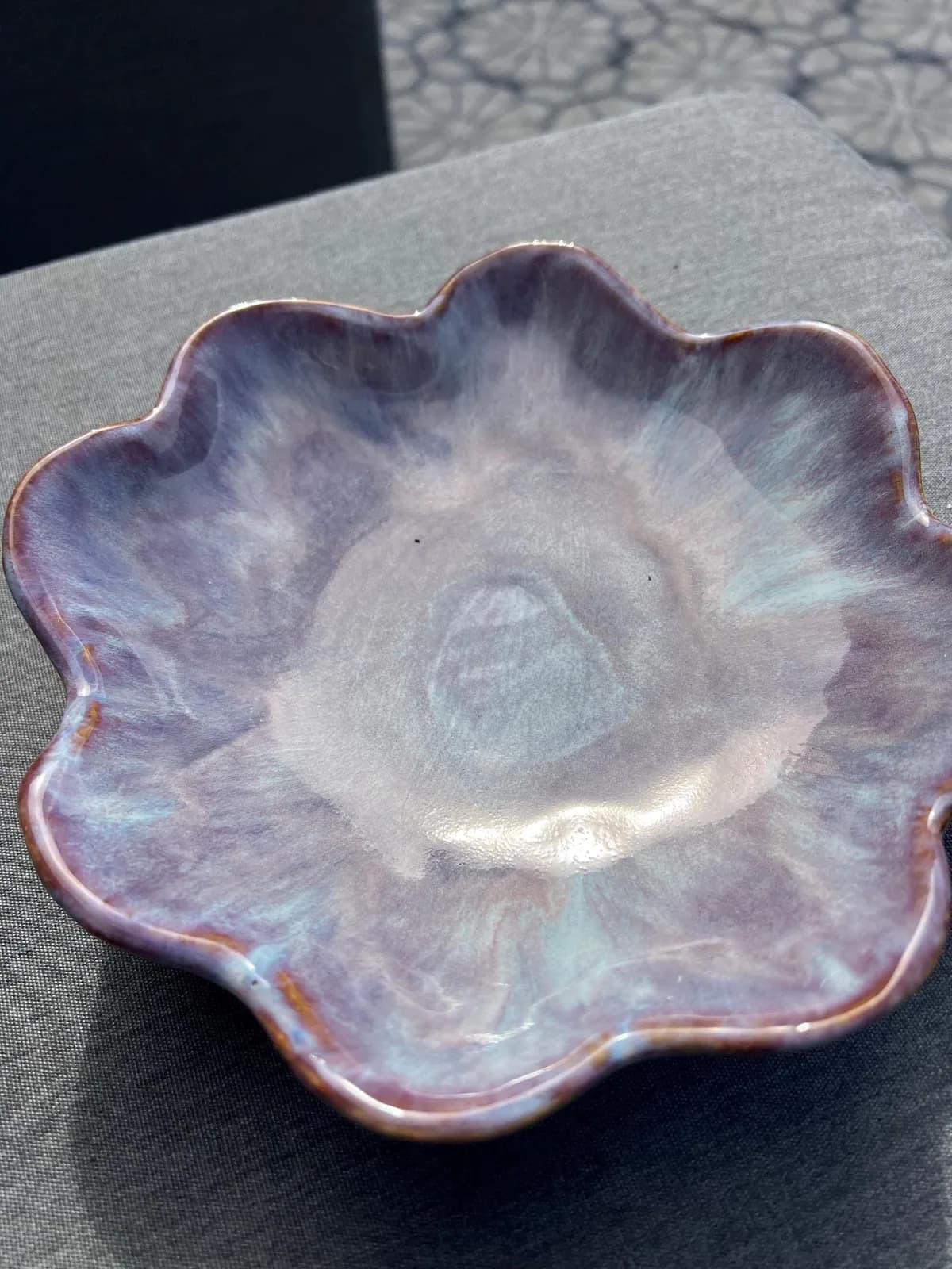 Kantschaal — Amethyst Copper — photo 3