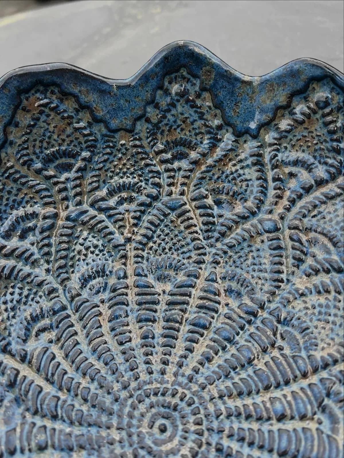 Kantschaal — Navy Lace — photo 6