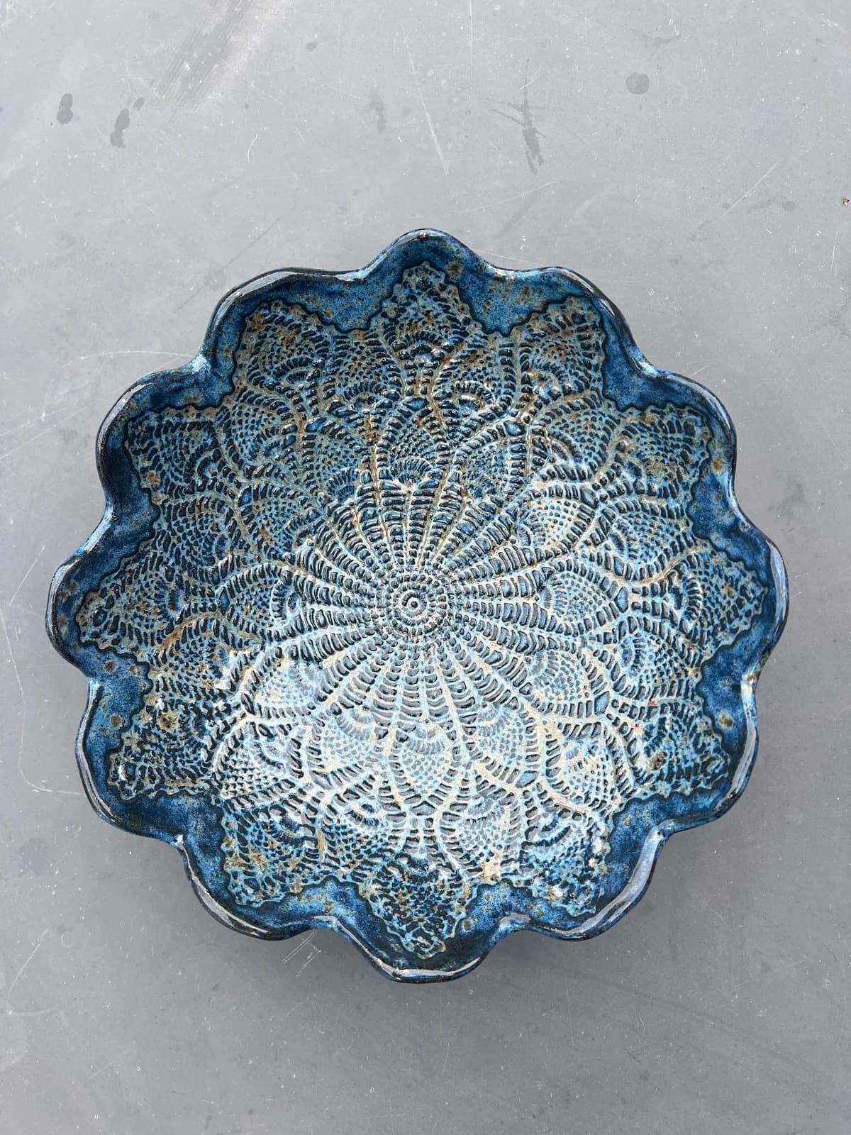 Kantschaal — Navy Lace — photo 7