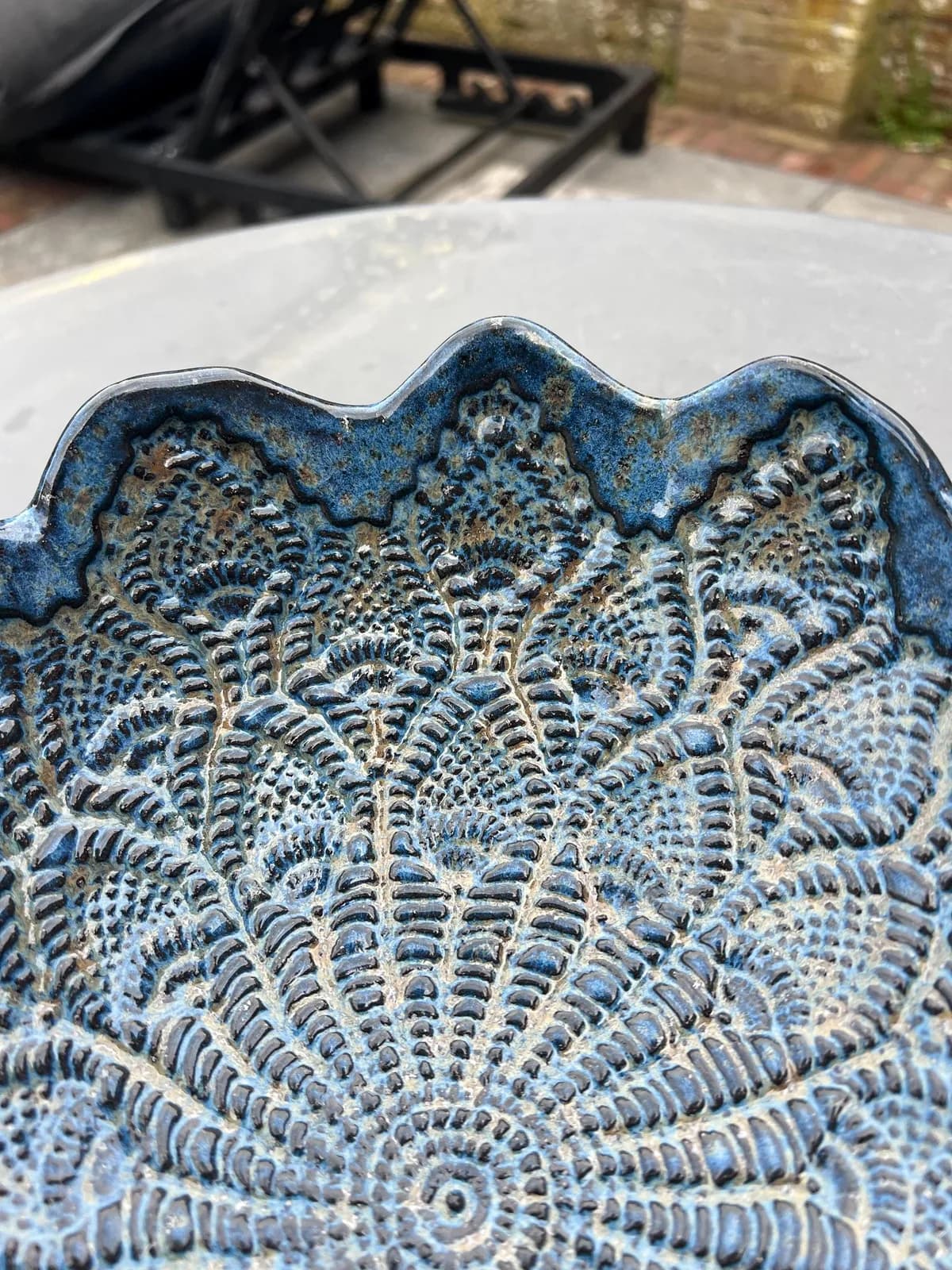Kantschaal — Navy Lace — photo 8