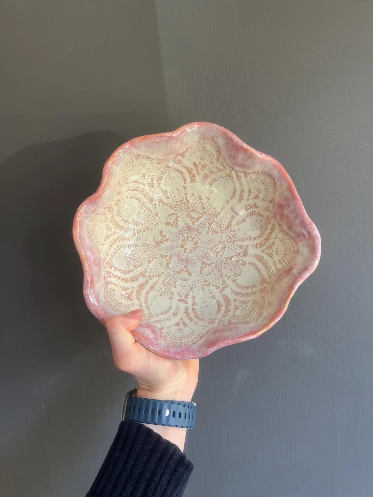 Kantschaal — Peach Cream