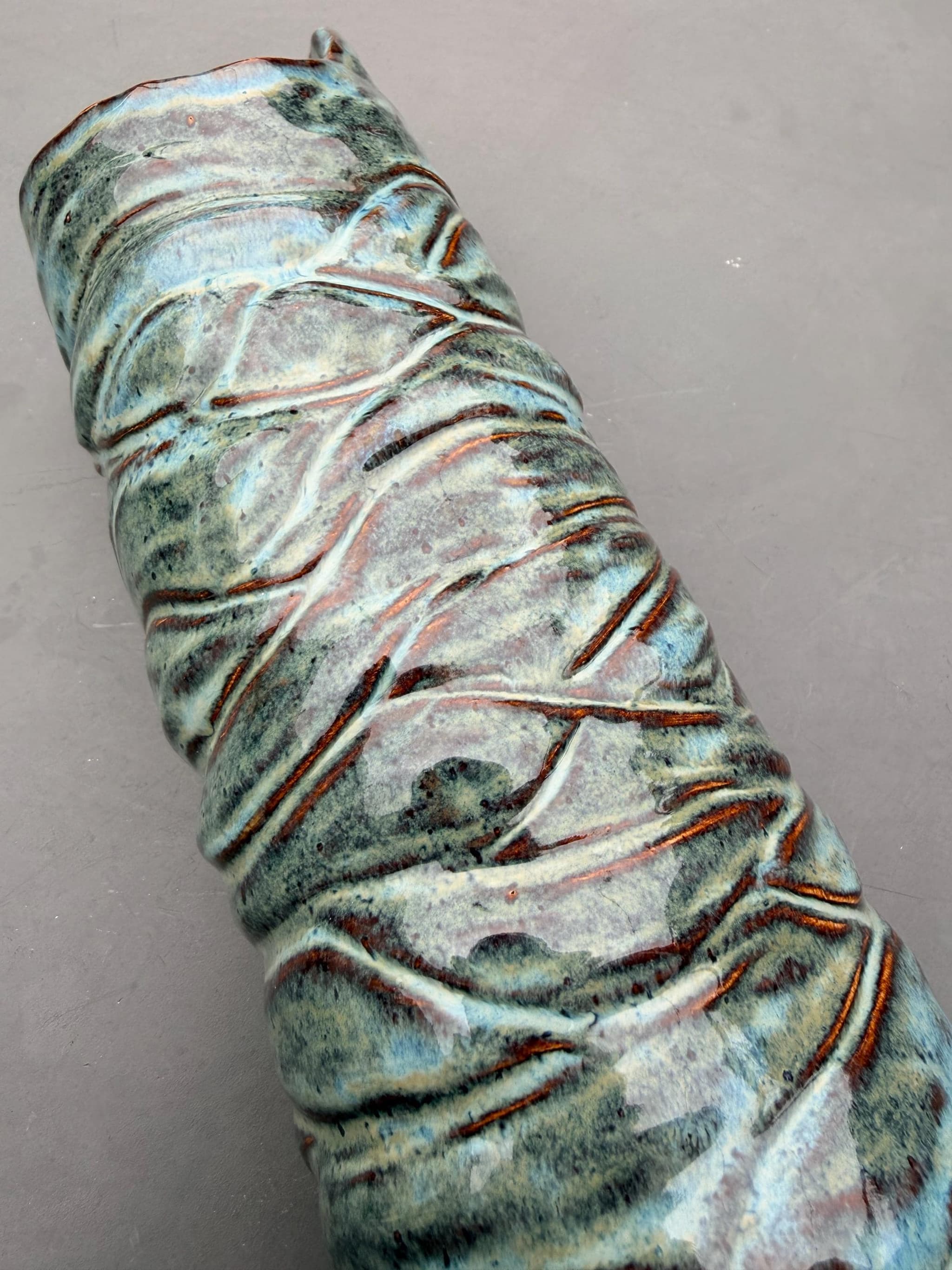 Tulpenvaas — Green Blue Lines, foto 6