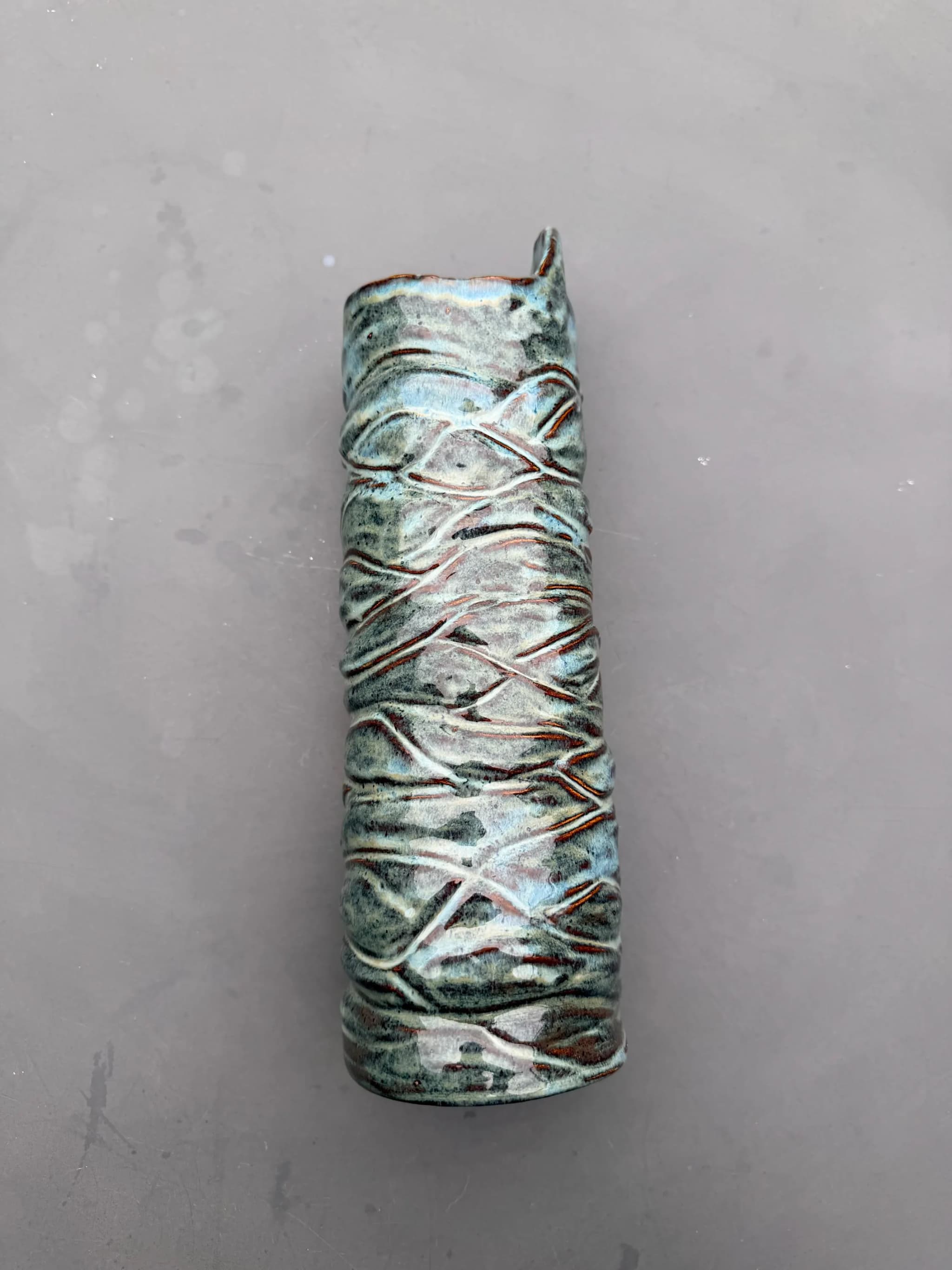 Tulpenvaas — Green Blue Lines, foto 11