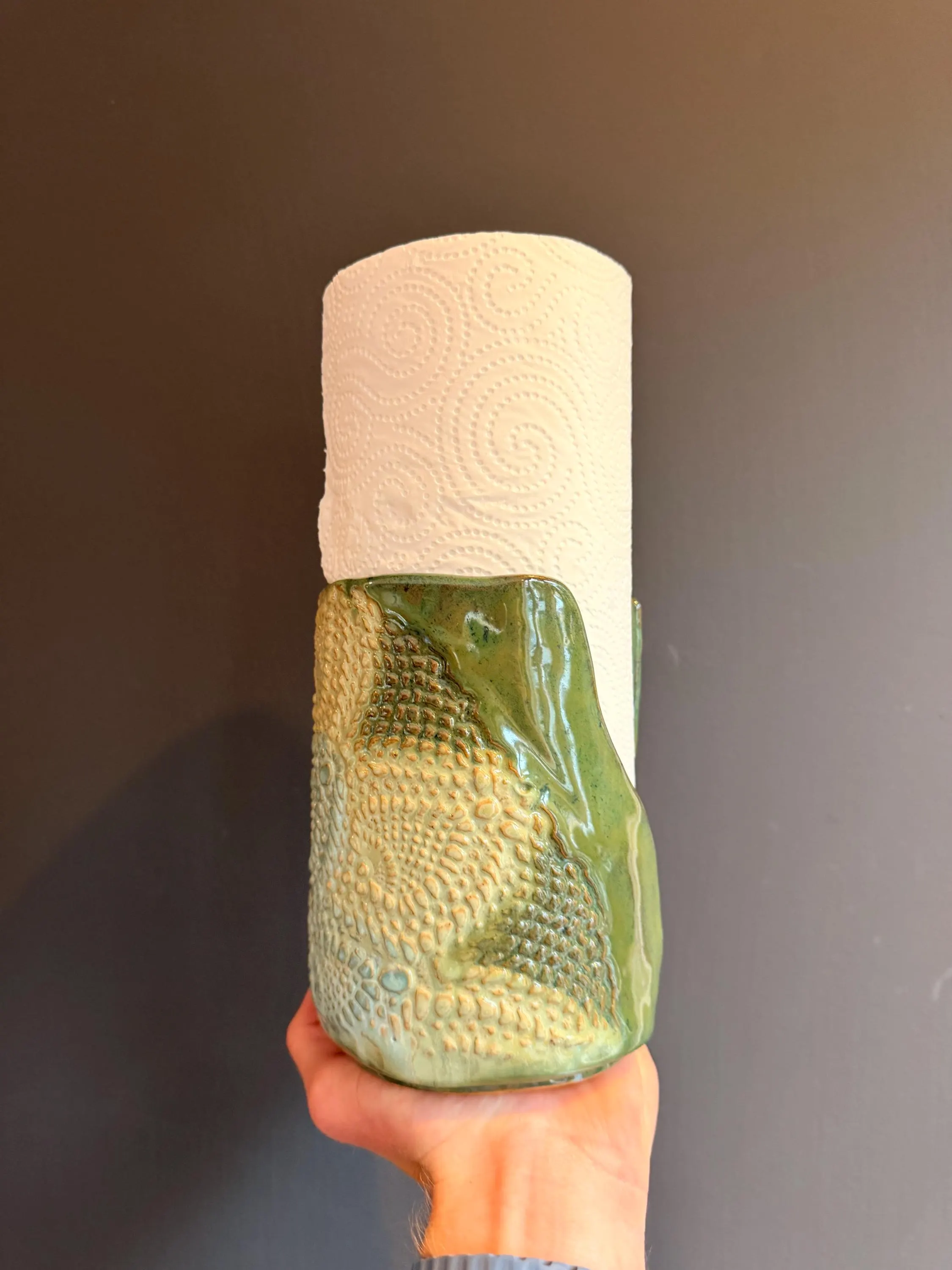 Keukenrolhouder — Green Lace, photo d'ambiance