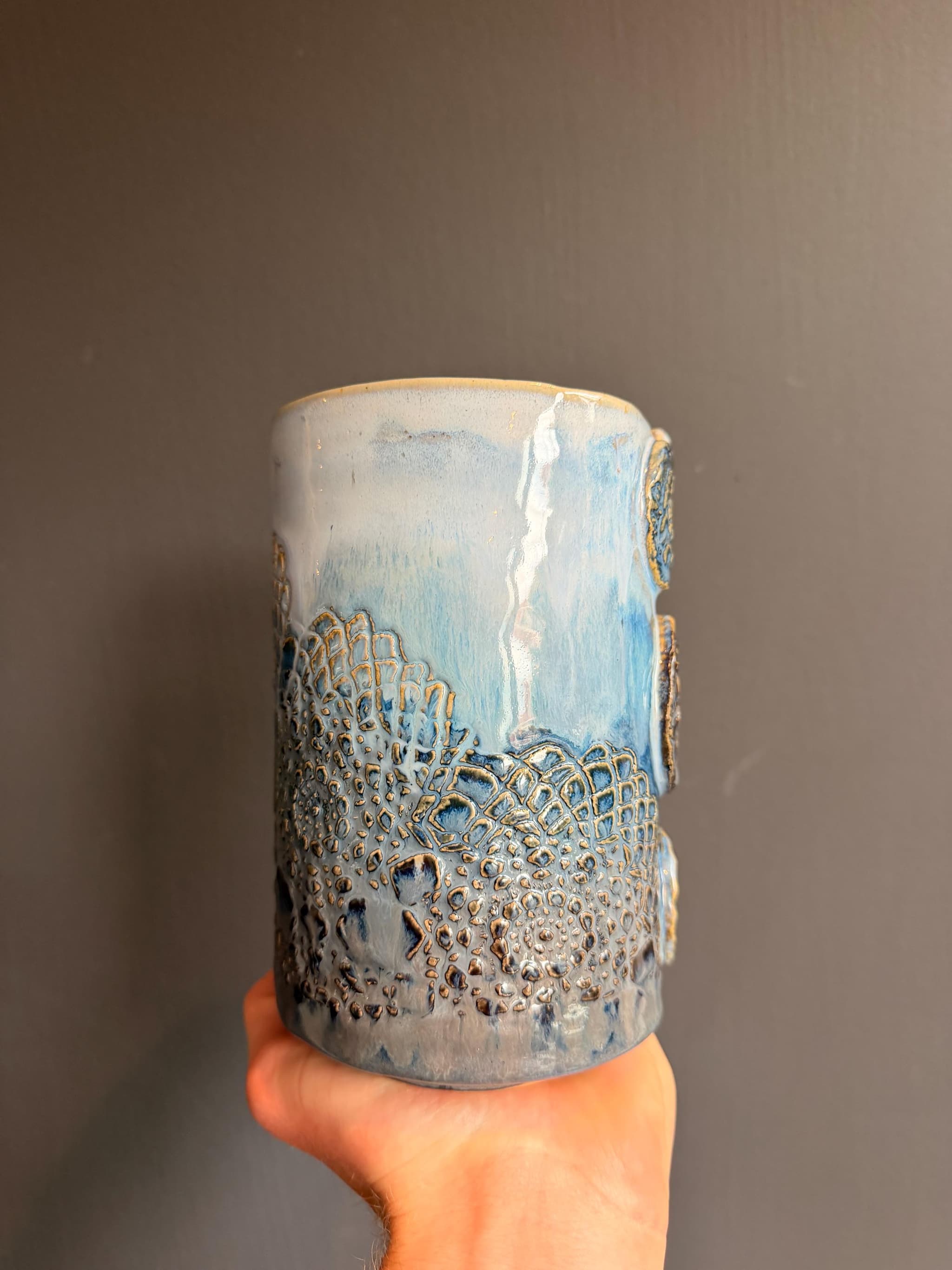 Tulpenvaas — Blue Ombre, foto 2