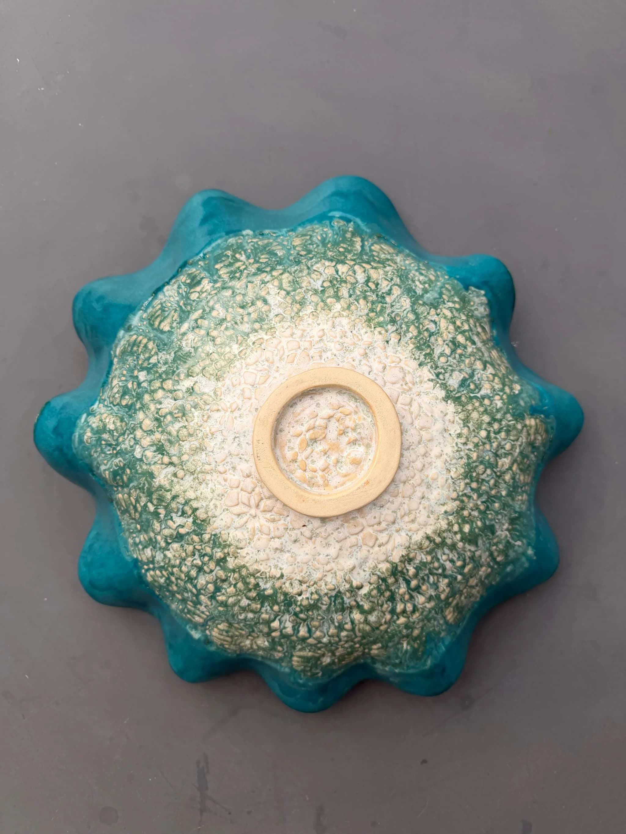Kantschaal — Turquoise Ruffle, foto 10