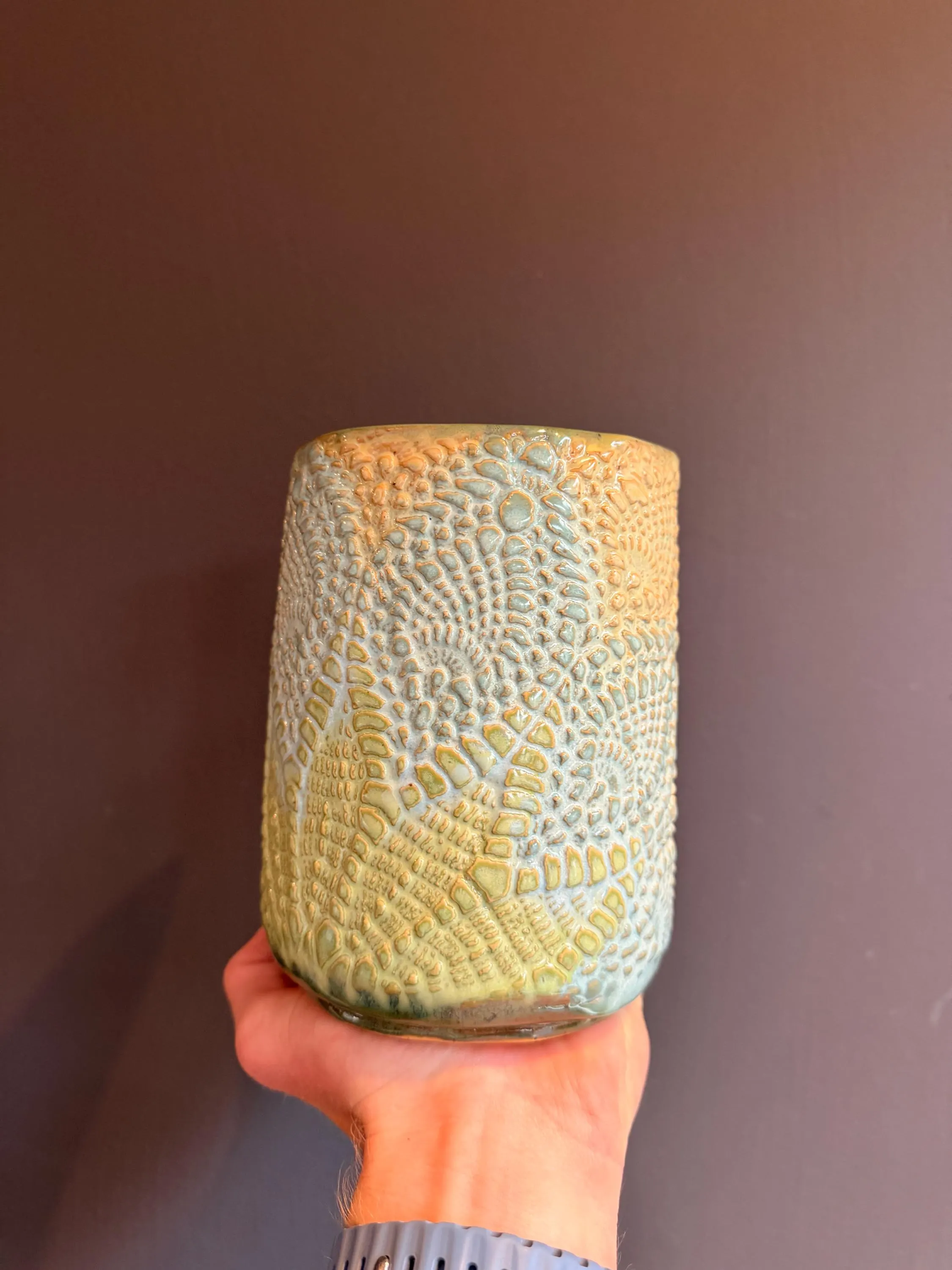 Keukenrolhouder — Green Lace, photo 3