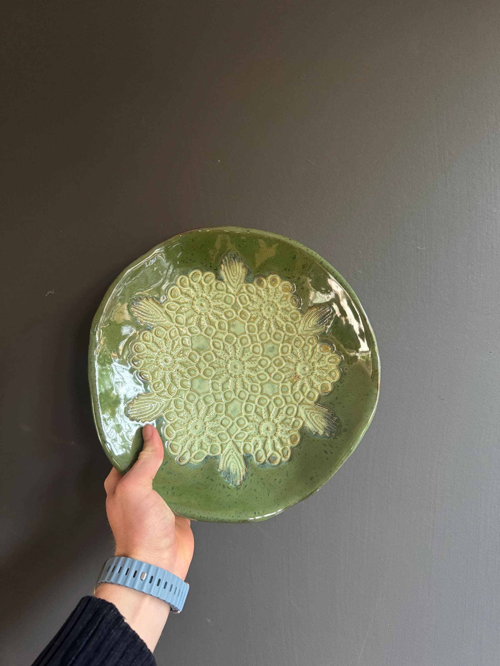 Kantschaal — Moss Green
