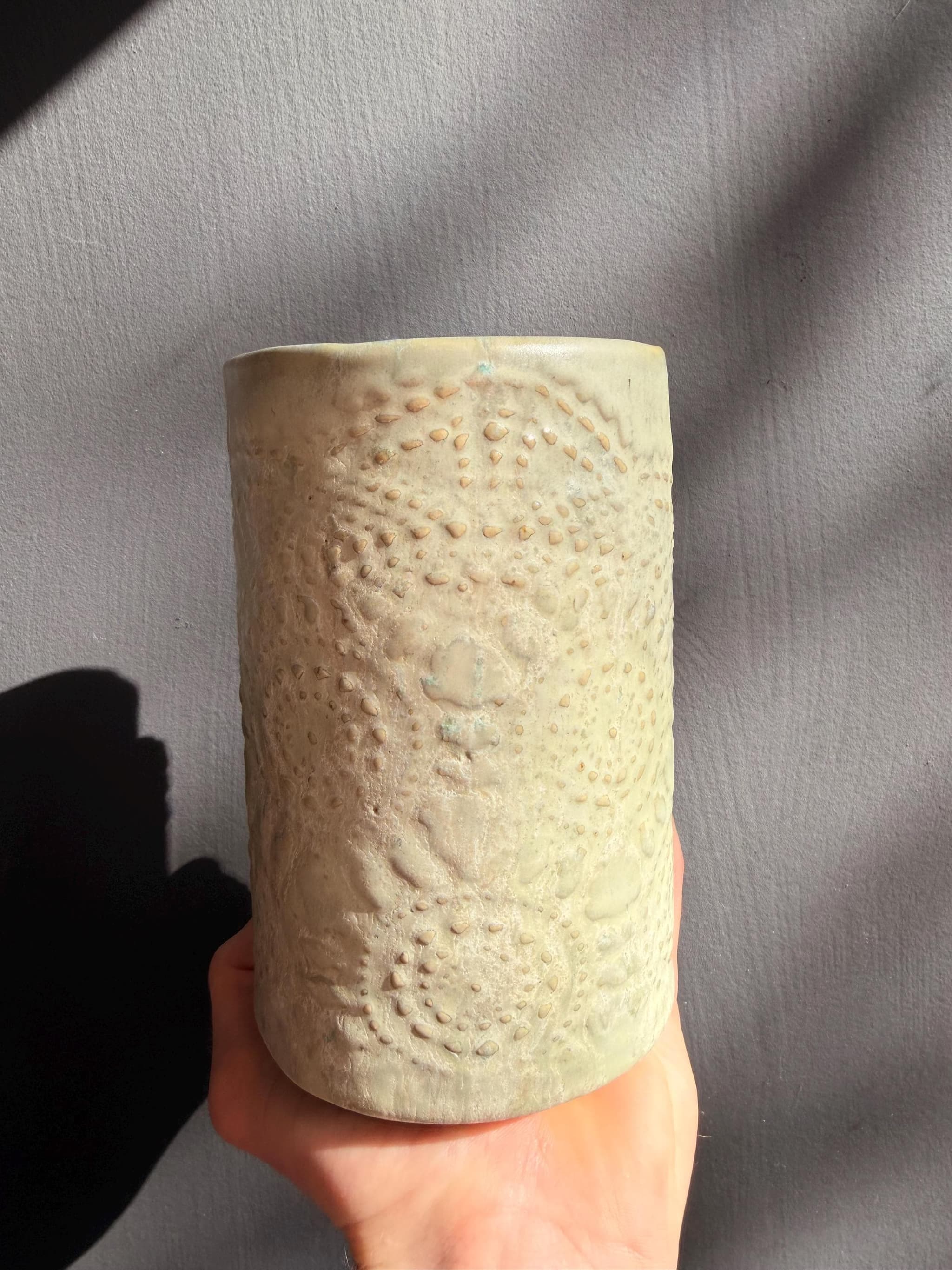 Tulpenvaas — Cream Lace Medallion, foto 3