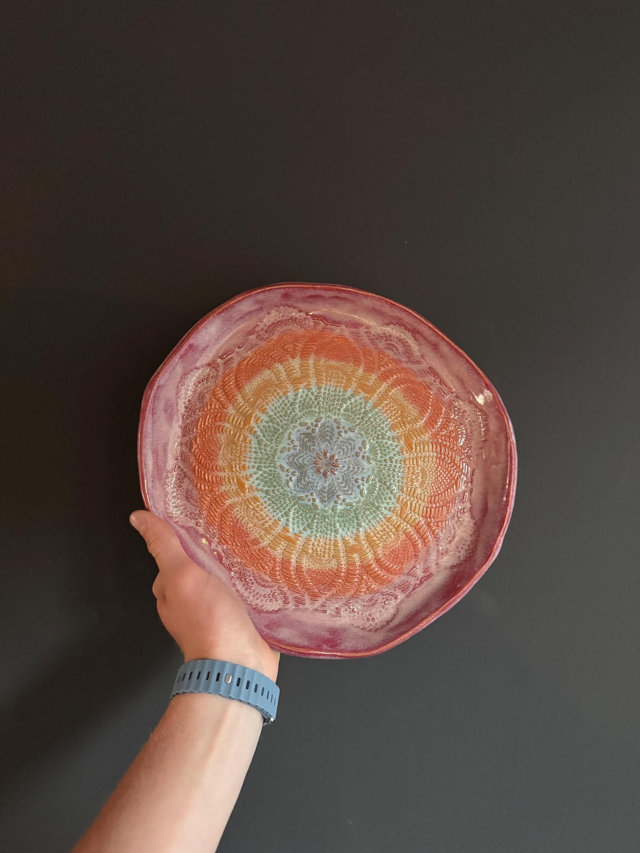 Kantschaal — Rainbow Sunset — lifestyle photo