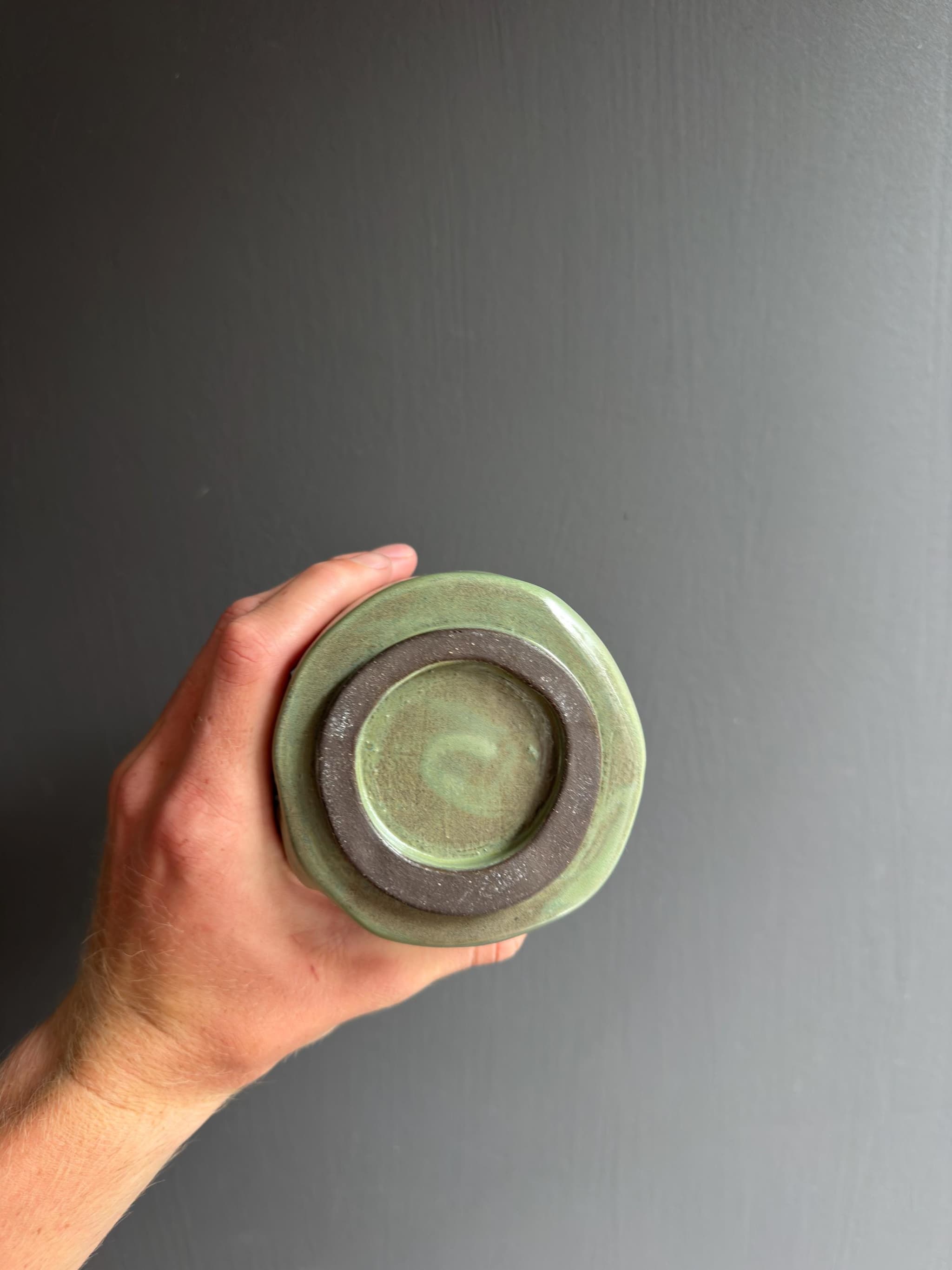 Wildflower Sunset Coffee Mug, Meadow Ceramic Cup, Handmade Dutch Pottery — foto 6