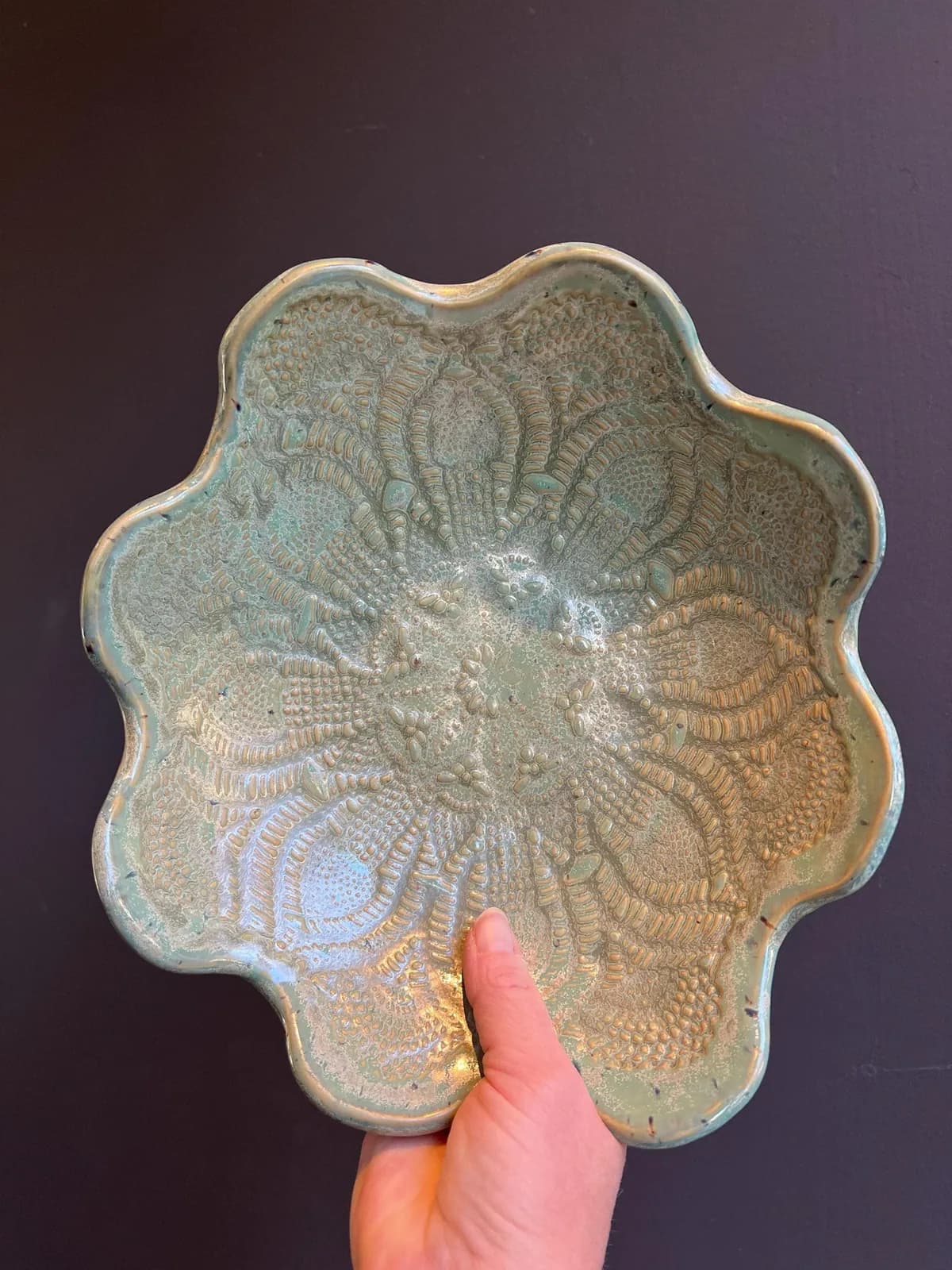Kantschaal — Celadon — lifestyle photo