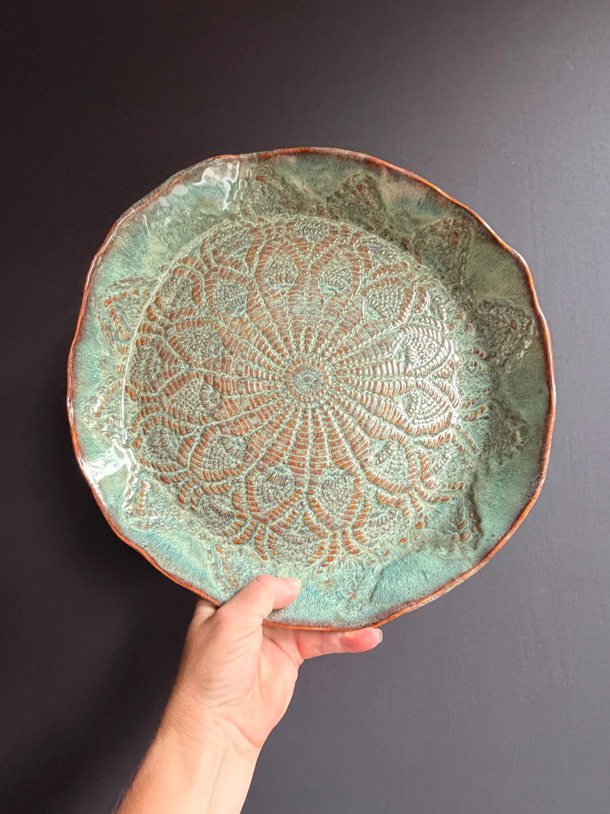 Kantschaal — Sage Serving, Stimmungsfoto